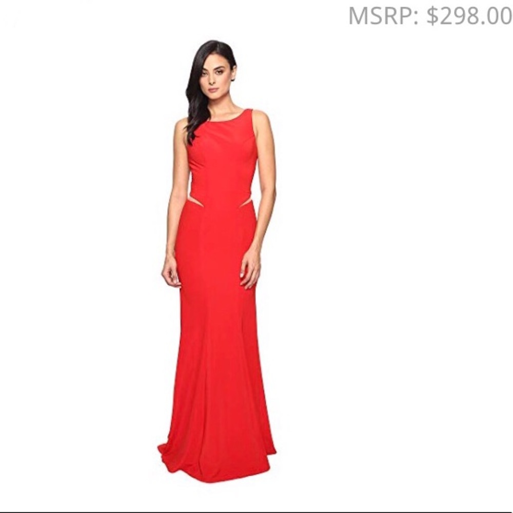 Faviana Elegant Red Gown